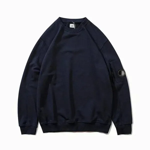 C.P. Company Goggle Sweatshirt Navy Hoodie - 1