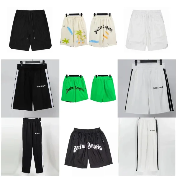 Palm Angels Track Shorts Yellow - 3
