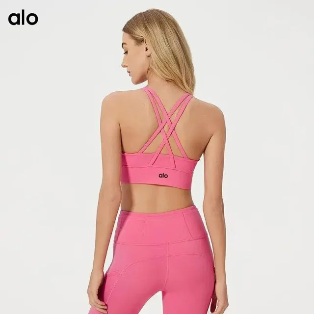 Alo Underwear FKX05 V2 strappy-back sports bra product detail image 7