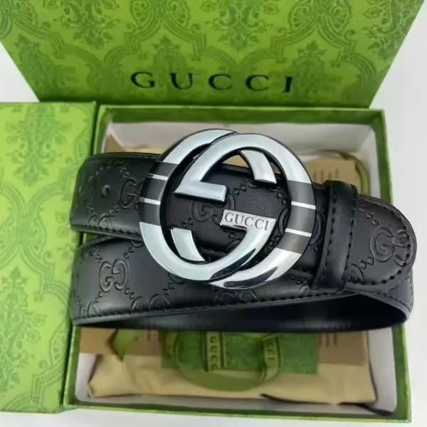 Gucci GG Marmont Belt Black Leather - 1
