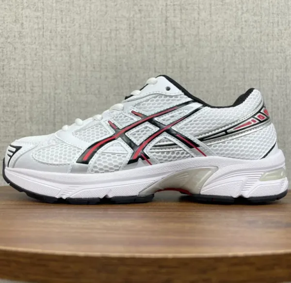 Asics Gel-Kayano 14 White/Black/Red Running Shoes - 1