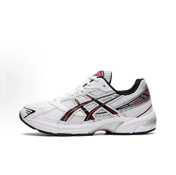 Asics Gel-Kayano 14 White/Black/Red Running Shoes - 1