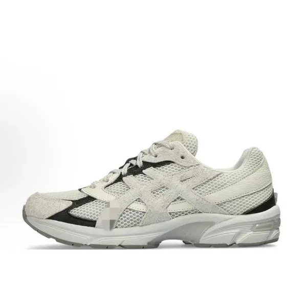 Asics Gel-Kayano 14 White Black Mesh Sneakers - 1
