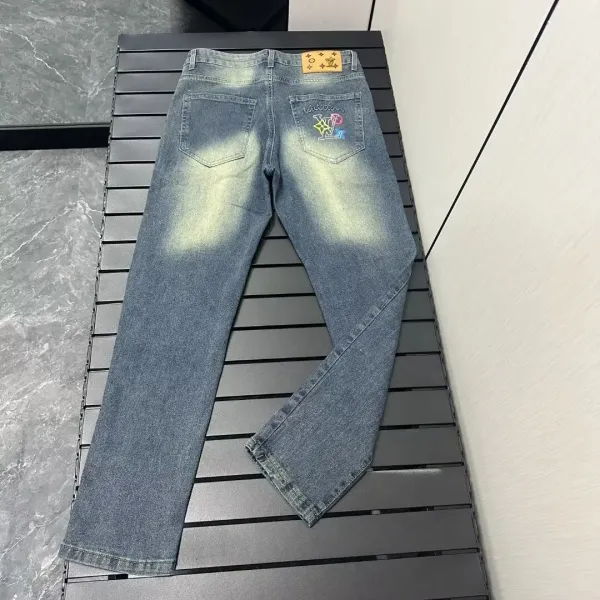 Louis Vuitton Monogram Patchwork Jeans Multicolor - 13