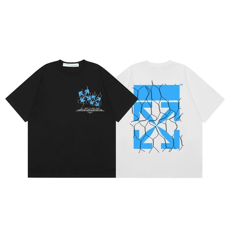 Off-White Tree Print Oversized T-Shirt White - 19