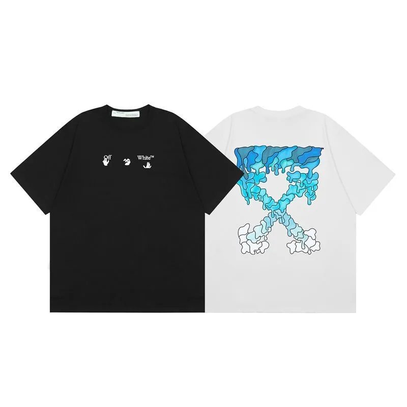 Off-White Tree Print Oversized T-Shirt White - 25