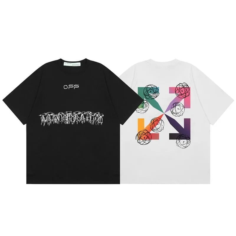 Off-White Tree Print Oversized T-Shirt White - 13