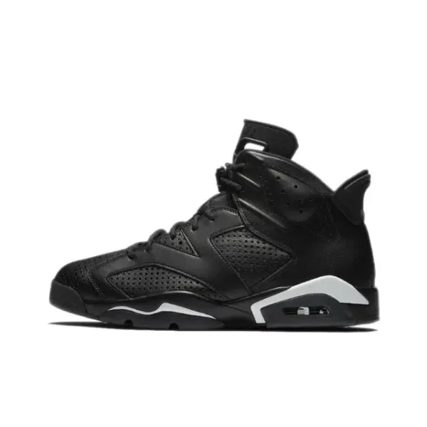 Air Jordan 6 Retro Black Lime Green Sneakers - 13