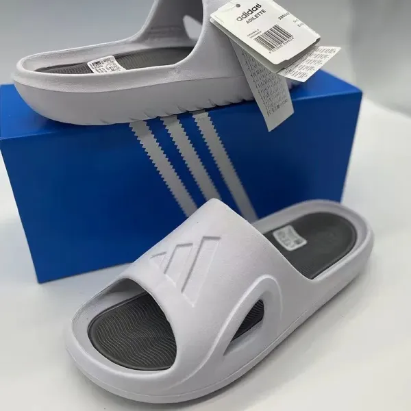 Adidas Adilette Slide White Slippers - 14