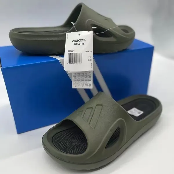 Adidas Adilette Slide White Slippers - 15