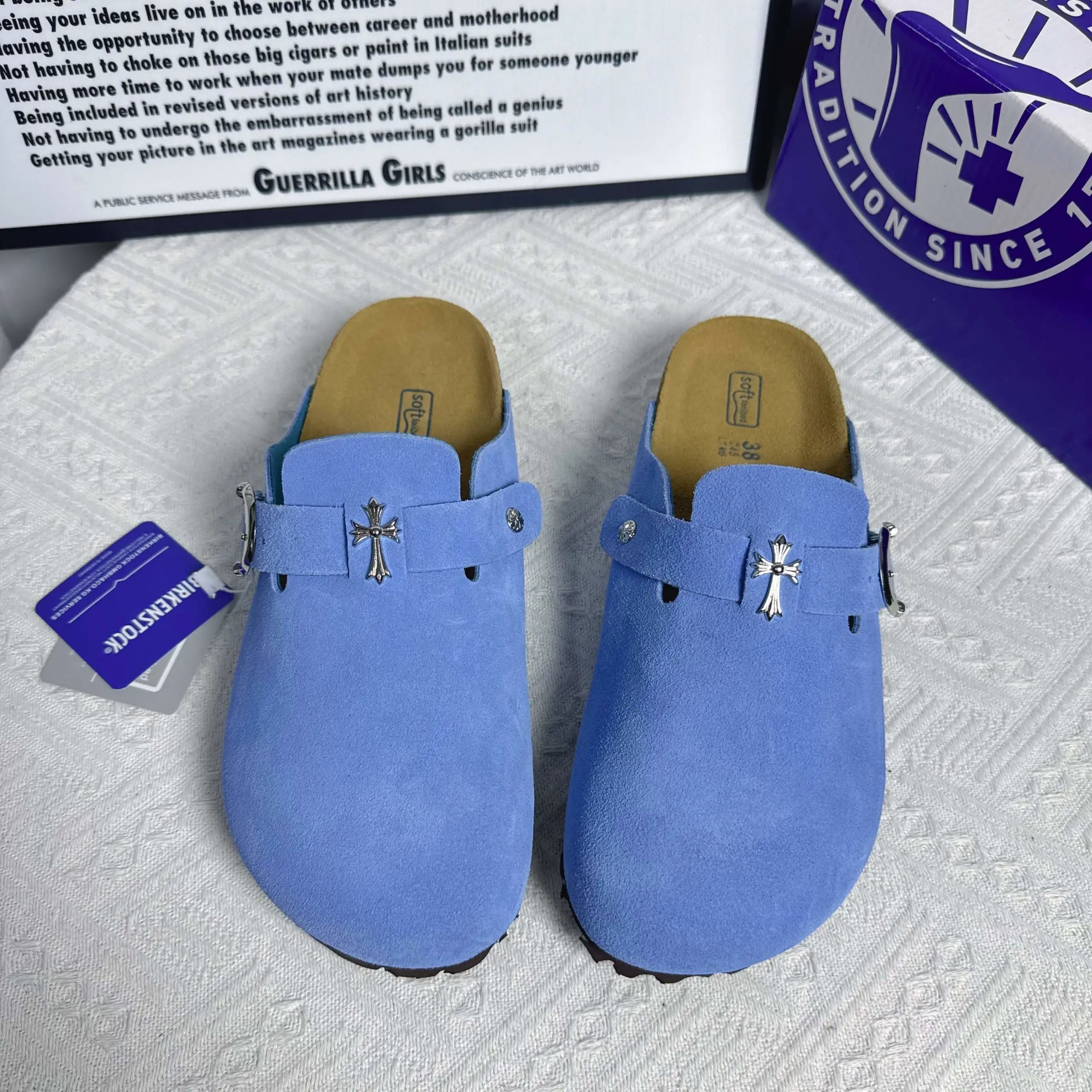 Half Wrap Chrome Hearts Sky Blue