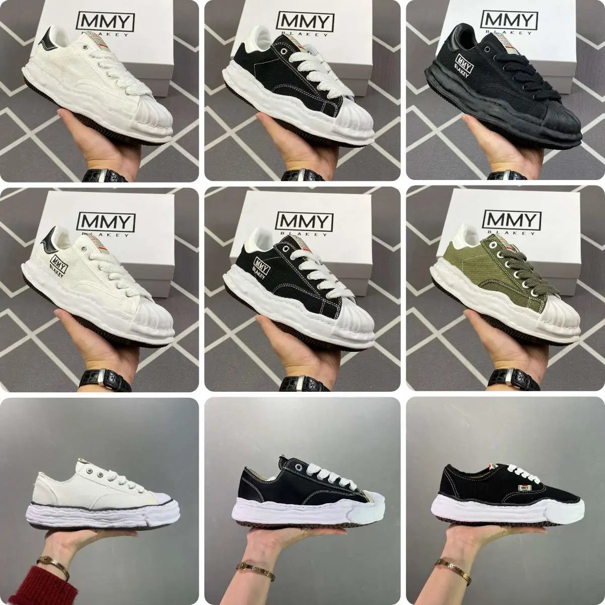 Maison Mihara Yasuhiro Blakey Canvas Sneakers