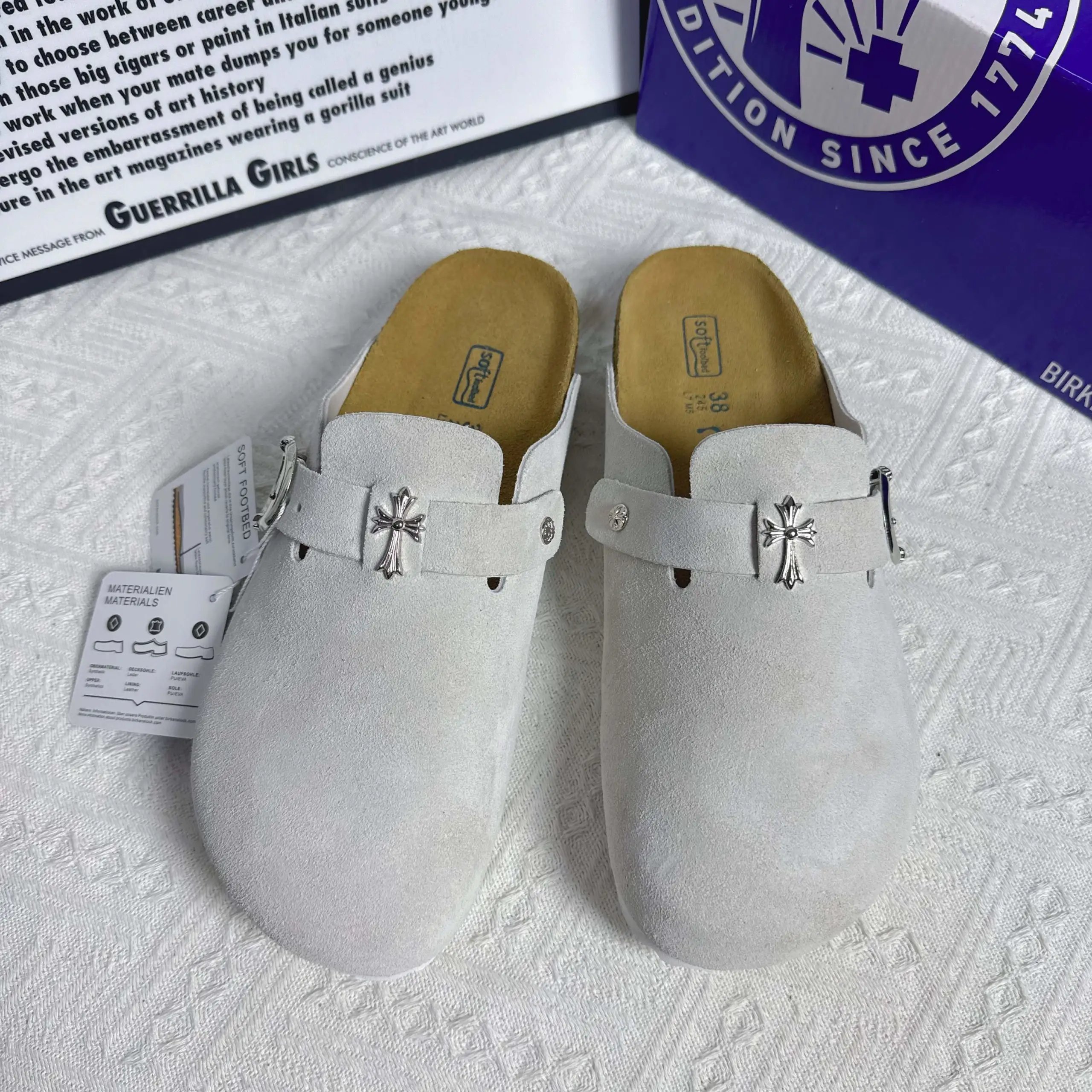 Half Wrap Chrome Hearts White
