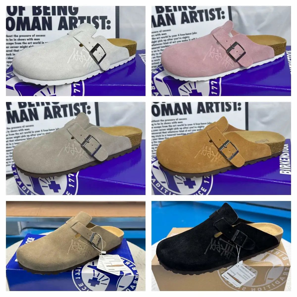 Stussy x B-i-r-k-e-n-s-t-o-c-k / B-o-s-t-o-n Clog ( Size: EU36-EU47)