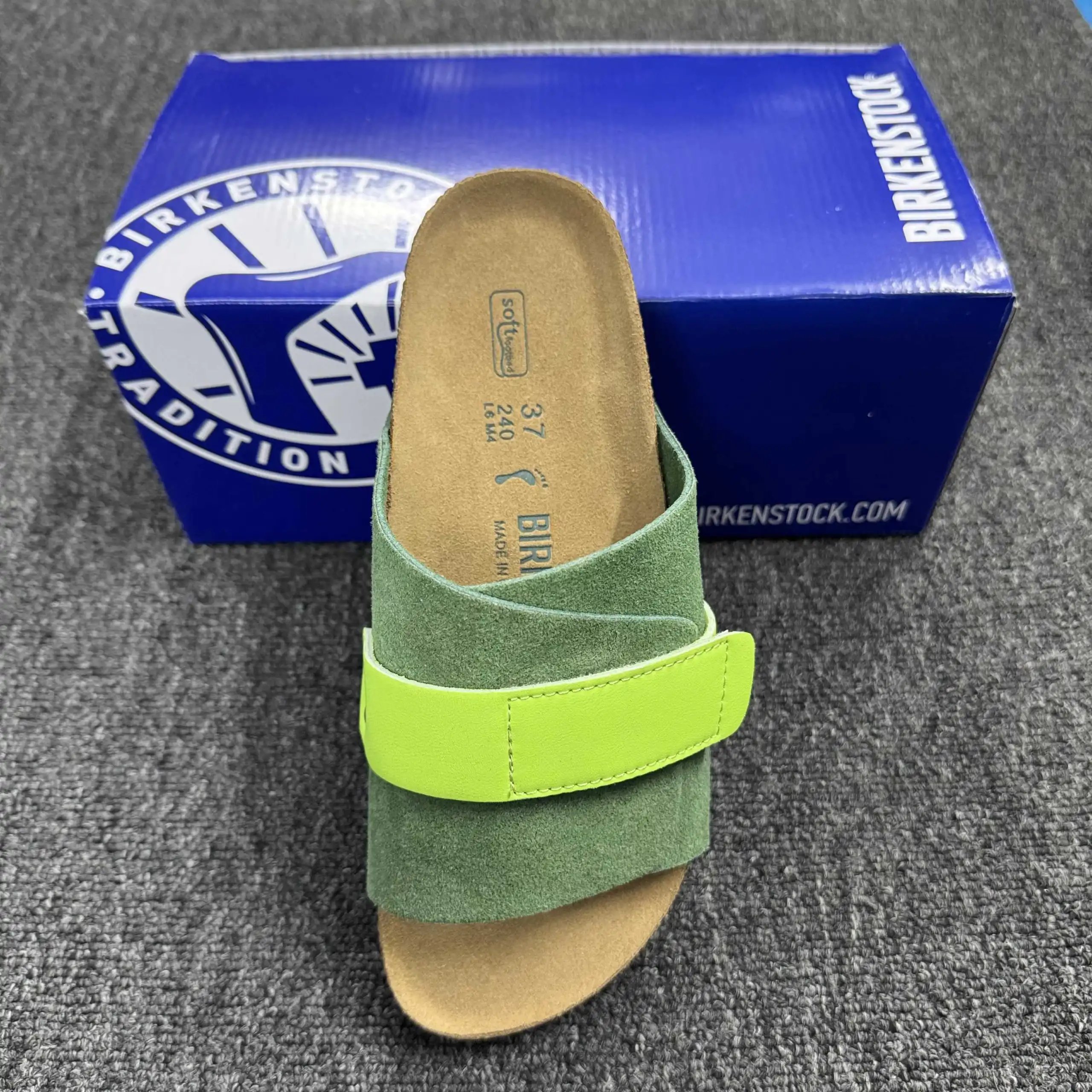 Hook-and-Loop Dark Green with Green Leather