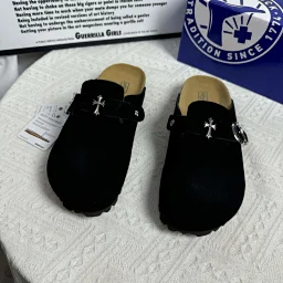 thumbnail for Bir-ken-stock / /CHROME HEARTS /联名克罗心 - 波 士 顿 最流行拖鞋