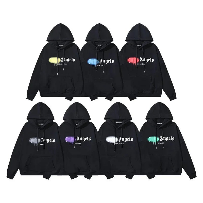Palm Angels spray logo hoodie