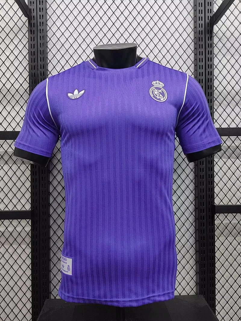Real Madrid purple special edition football jersey