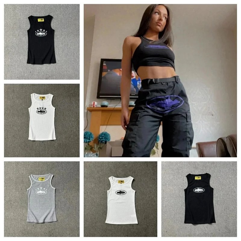 Corteiz logo tank top