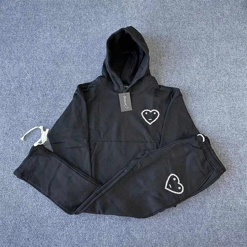 Comme des Garcons Play heart hoodie set