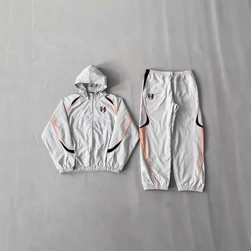 Grey zip jacket and pants set