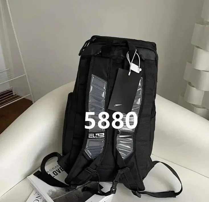 Black sports backpack
