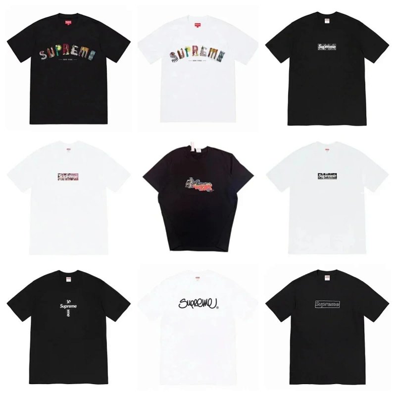 Supreme logo tees