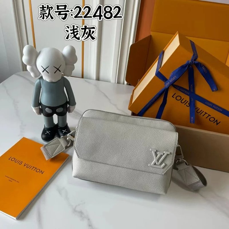 Louis Vuitton grey crossbody bag