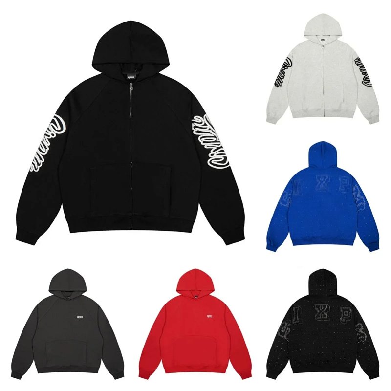 Zip hoodies collection