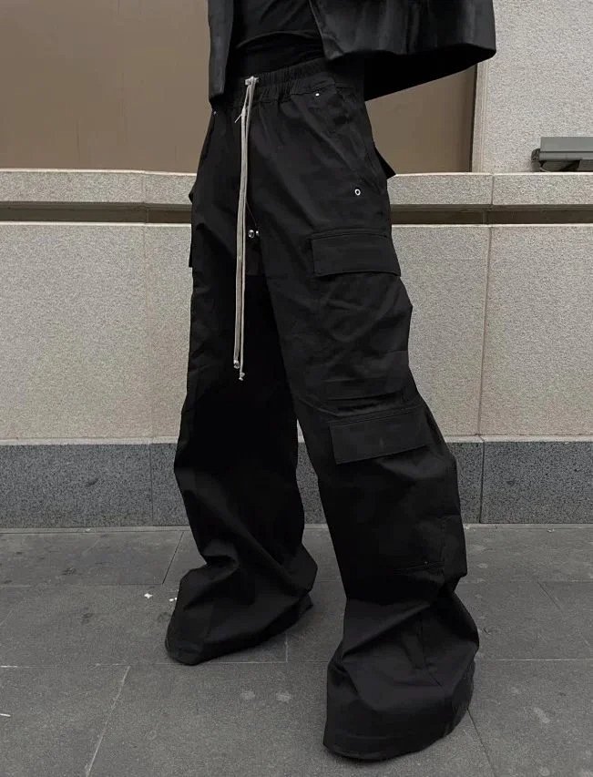 Black cargo pants