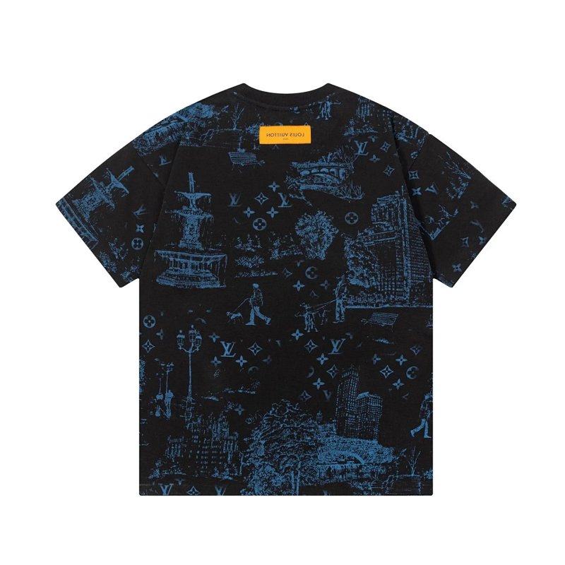 Louis Vuitton blue print tee
