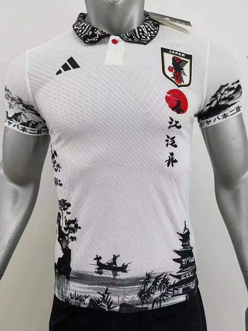Japan special edition white football jersey