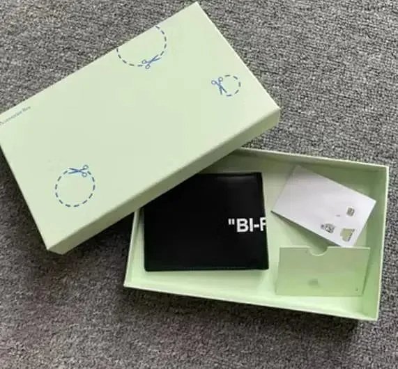 Off-White leather wallet
