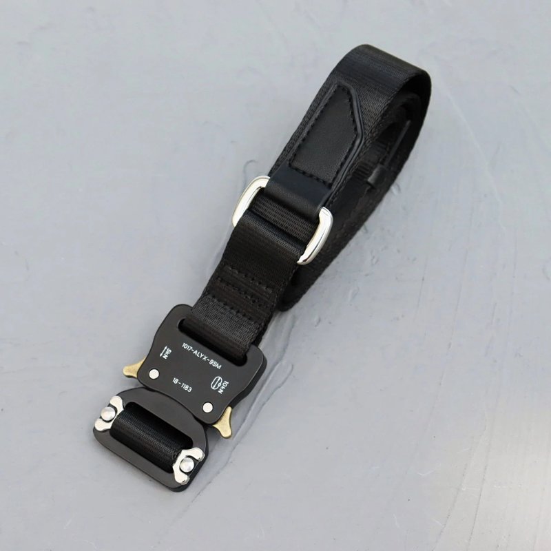 Black buckle belt