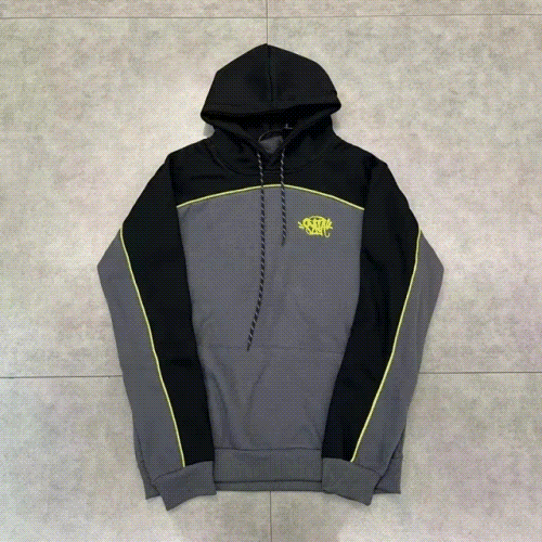 Black and grey zip hoodie