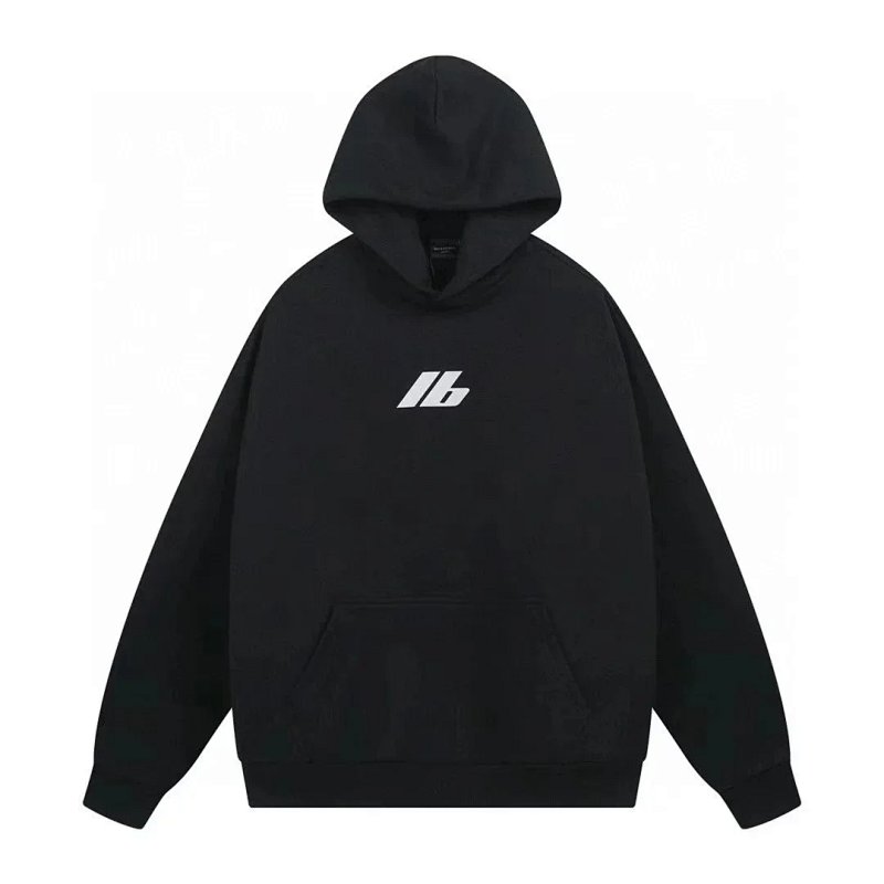 Black graphic hoodie