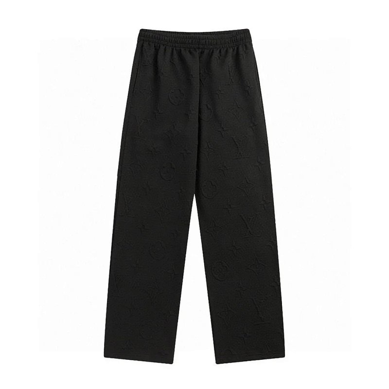 Black wide-leg pants
