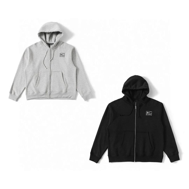 Fleece zip hoodie