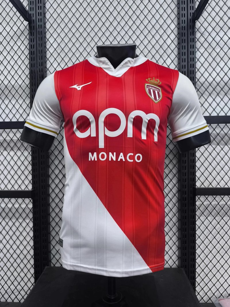 Monaco home football jersey