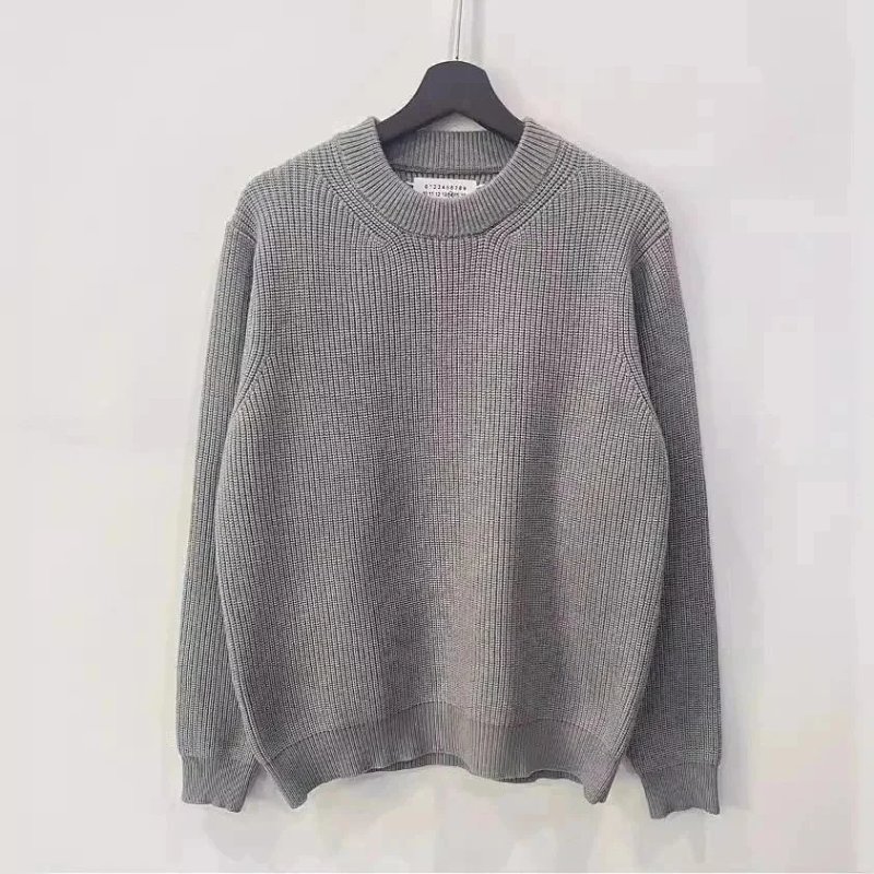 Grey knit sweater