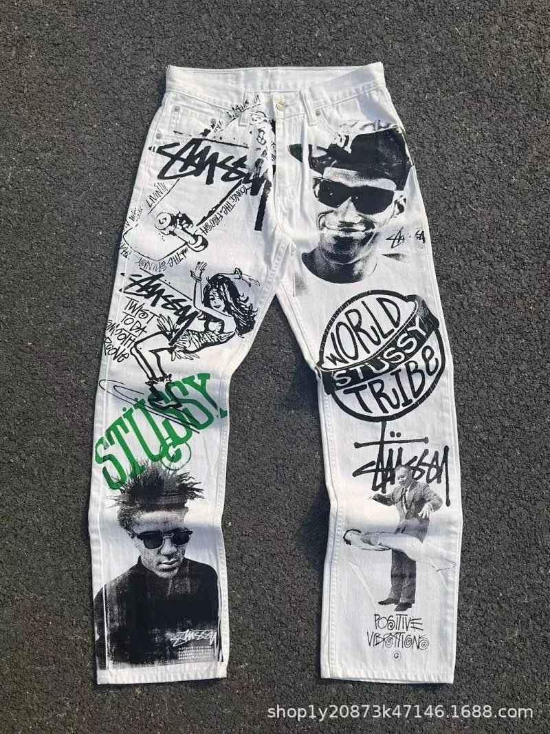Stussy graffiti pants