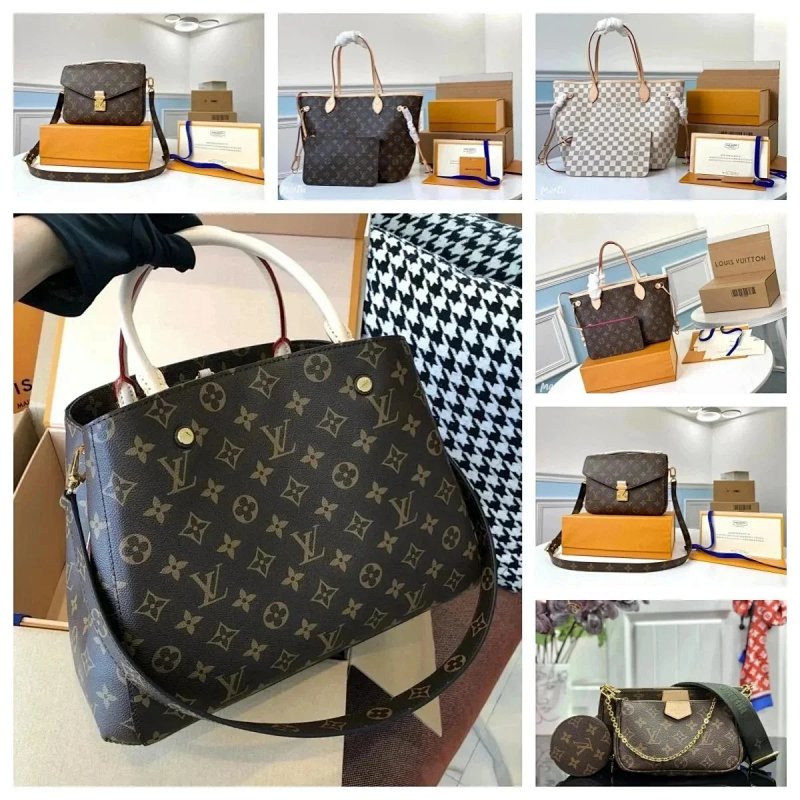Louis Vuitton Montaigne tote bags