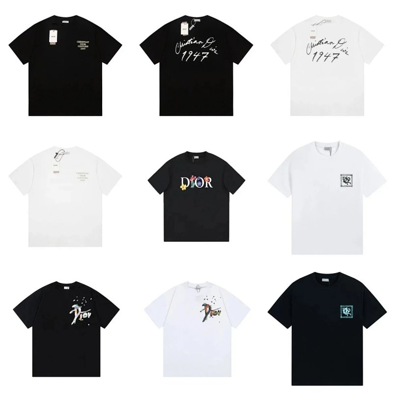 Dior logo tees