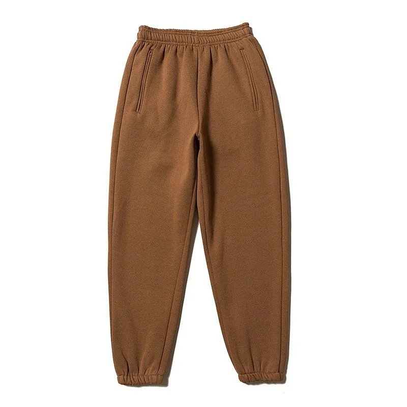 Brown jogger sweatpants