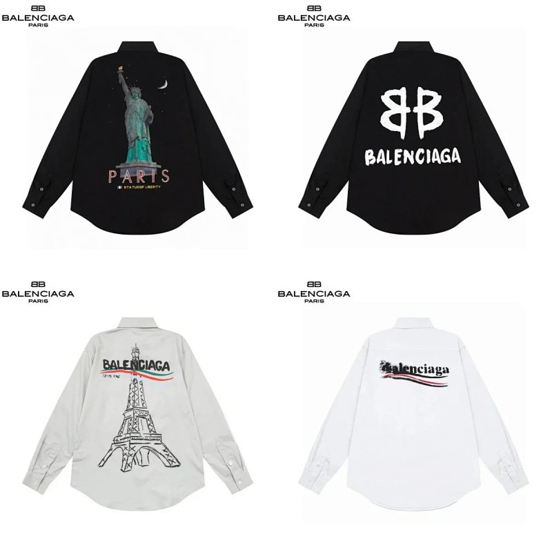 Balenciaga button-up shirts