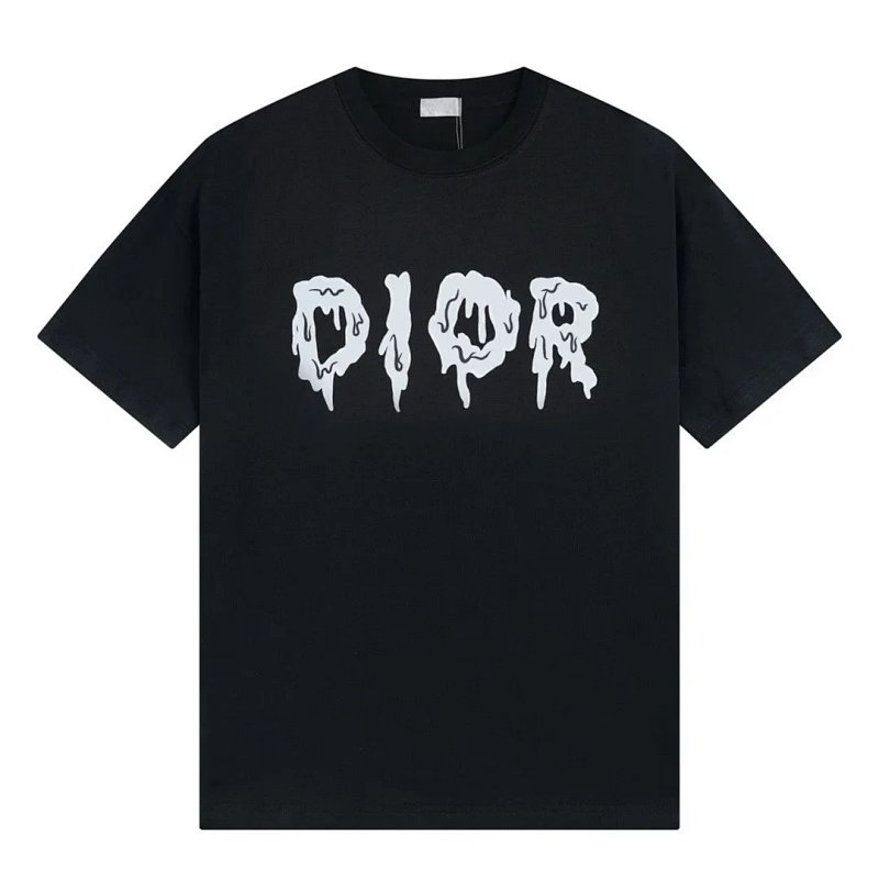 Dior drip logo tee