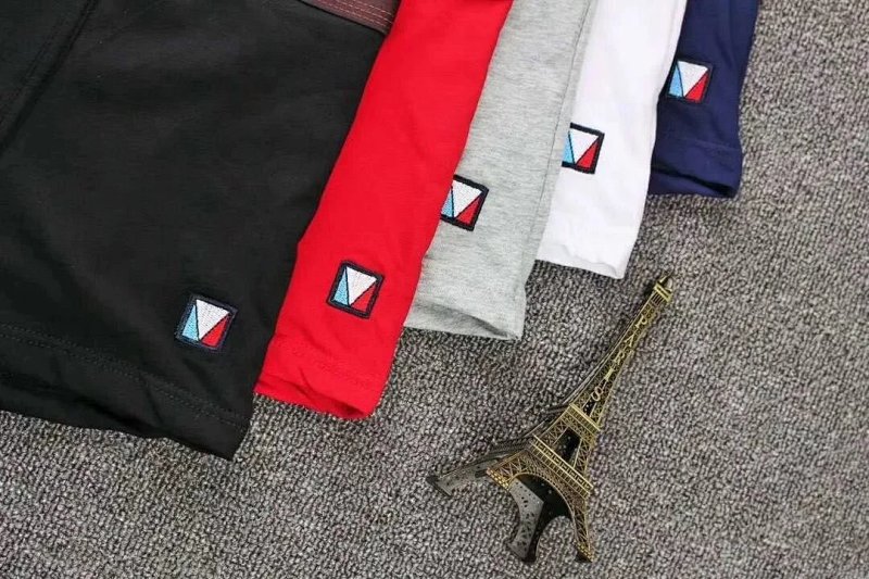 Plain tees with small logo
