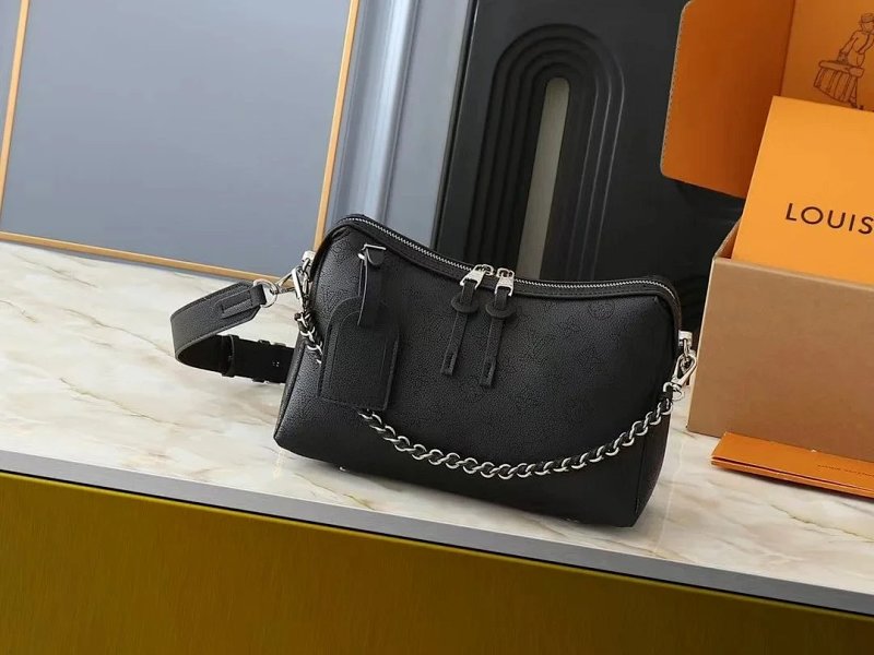Louis Vuitton black chain bag
