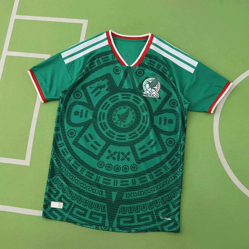 Mexico home green football jersey