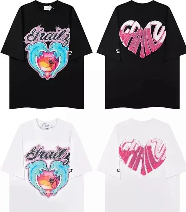 Heart graphic tee